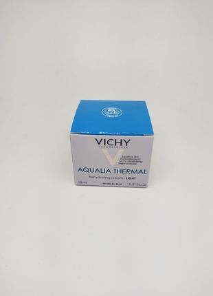 Крем увлажняющий легкий для нормальной кожи vichy aqualia thermal light cream