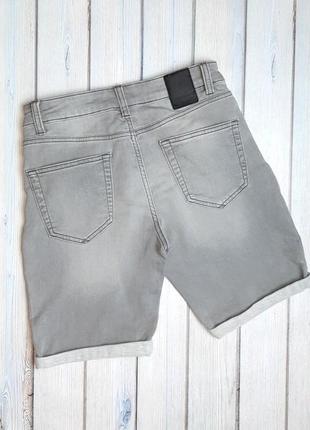 💥1+1=3 фирменные серые джинсовые шорты с подворотом only&amp;sons, размер 46 - 484 фото