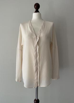 Шелковая рубашка блуза бренд