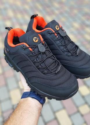 Кросівки merrell vibram cordura чорні з помаранчевим