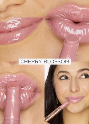 Зволожуючий бальзам блиск плампер для губ tarte maracuja juicy lip plump cherry blossom3 фото