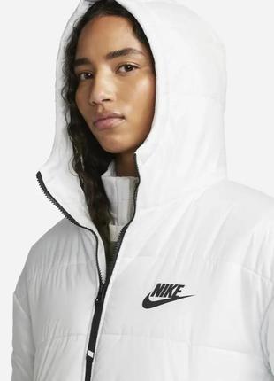 Куртка жіноча nike sportswear therma-fit repel women's synthetic-fill hooded jacket оригінал3 фото