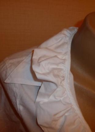 Armani jeans белая рубашка, блуза р s8 фото