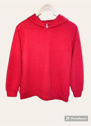 Худи из гофрированного трикотажа