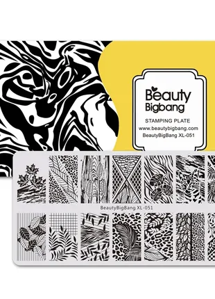 Пластина для стемпінгу beautybigbang xl-051