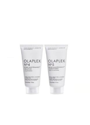 Olaplex bond maintenance no 4 и no 5 шампунь и кондиционер, 2*30 мл