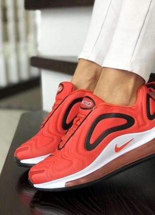 Р.36, 39   кроссовки nike air max 720 ярко-оранжево-белые