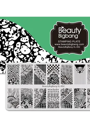 Пластина для стемпінгу beautybigbang xl-052