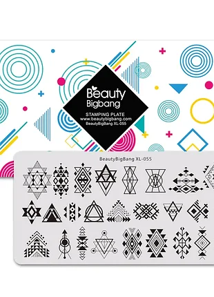 Пластина для стемпінгу beautybigbang xl-055