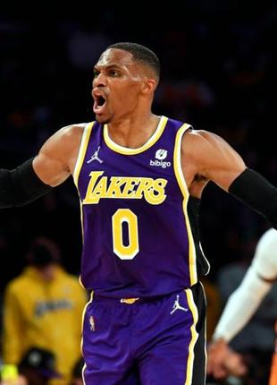 Баскетбольная майка denim jordan nba lakers