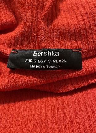 Гольф женский оверсайз укороченный худи лонгслив кофта от bershka2 фото