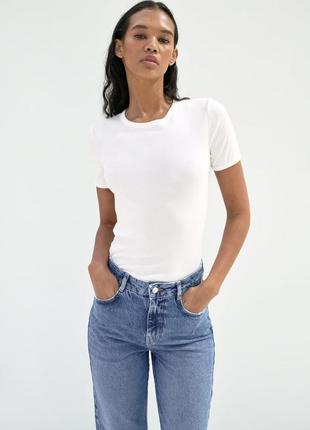 Джинси z1975 straight high waist zara3 фото