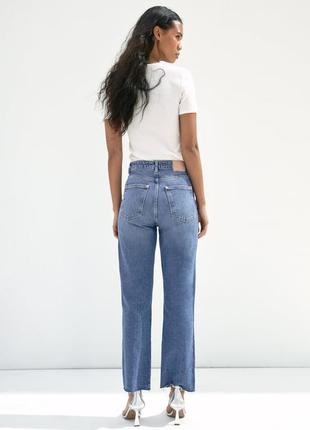 Джинси z1975 straight high waist zara2 фото
