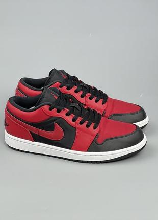 Фірмові шкіряні кросівки air jordan 1 retro low 2014 року випуску