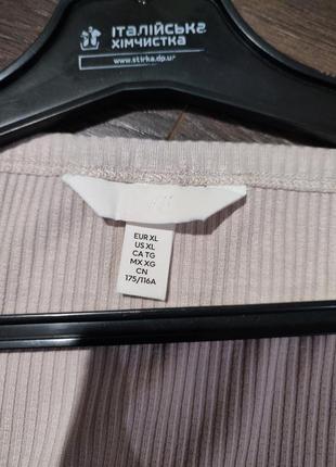 Кроп топ h&amp;m рубчик 9