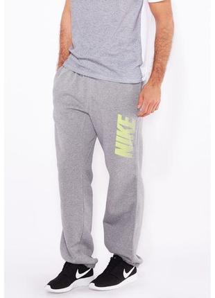 Спортивні штани фліс теплі nike fleece pant