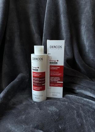 Тонізувальний шампунь для боротьби з випаданням волосся vichy dercos energy+ stimulating shampoo