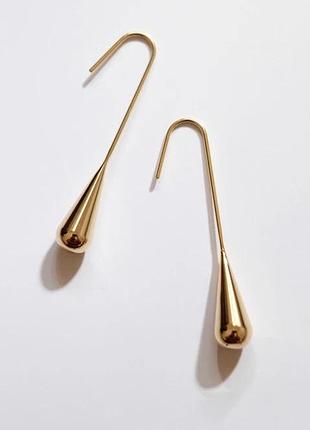 Сережки золотые
