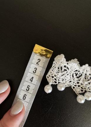 Біле оригінальне готичне кольє комір з мережива. вікторіанський стиль готика панк...