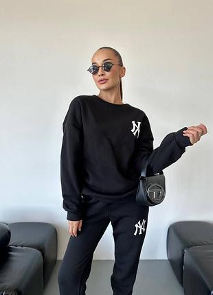 Спорт костюм жіночий, на флісі, розмір: 42-44,46-48,50-52, колір: чорний, малина, бузок