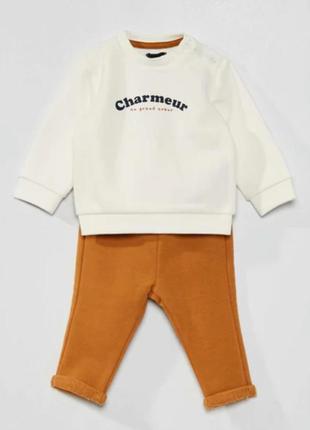 Набор для новорожденных свитшот и штанишки1 фото