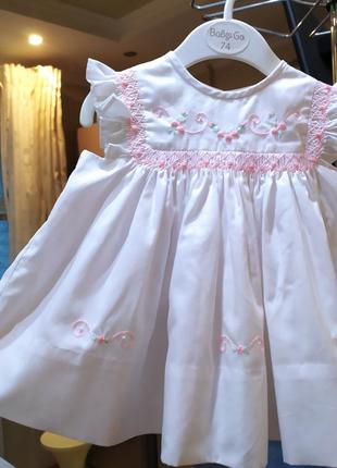 Платье нарядное для девочки, на крестины1 фото
