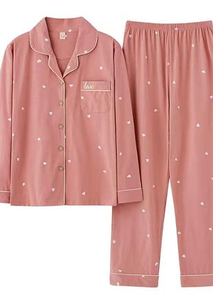 Пижама женская, домашний костюм, хлопок