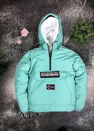 Мужской мятный анорак.43.7/443