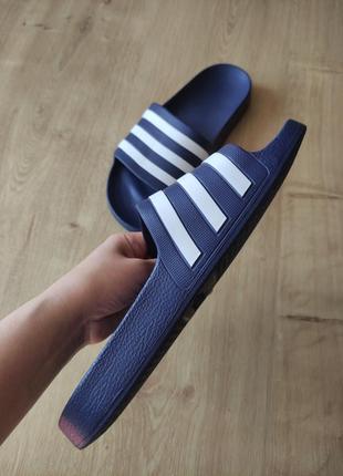 Резиновые  мужские шлепанцы adidas, оригинал. размер 393 фото