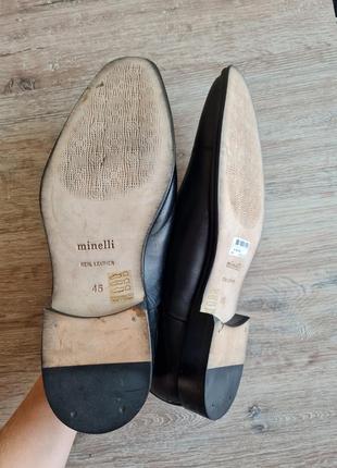 Мужские кожаные классические туфли minelli7 фото