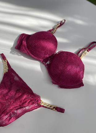 Комплект женского белья victoria’s secret♥️3 фото