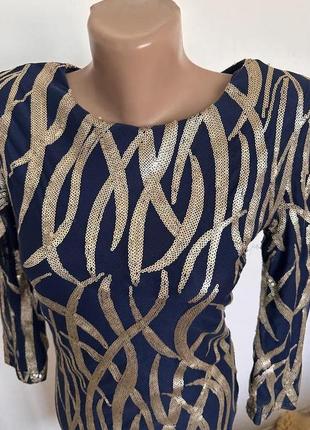 Платье паетки вечернее