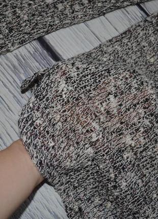 6/xs - s женский фирменный свитер джемпер крупной вязки кольчуга с блесткой next некст7 фото
