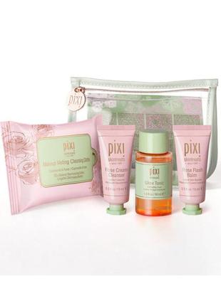 Набір для обличчя pixi rose glow routine!