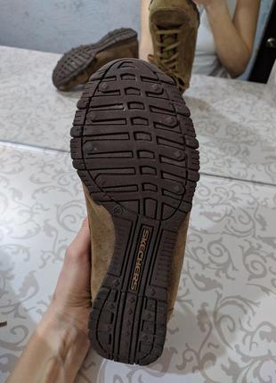 Замшевые кроссовки skechers,  размер 37.55 фото