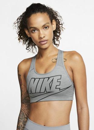 Спортивний топ бра nike dri-fit medium-support1 фото