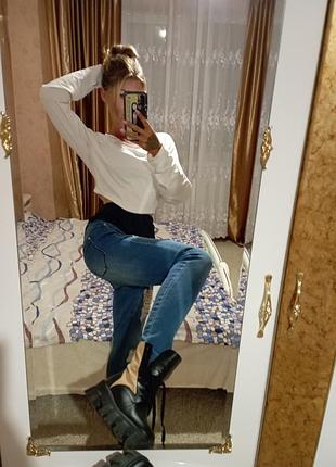 Актуальные, стильные, модные, стрейчевые джинсы для беременных boohoo