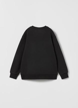 Свитшот кофта zara на флисе 13-14 лет 164 см2 фото