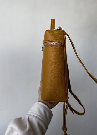 Женский кожаный рюкзак бренд loro piana4 фото