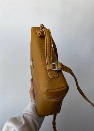 Женский кожаный рюкзак бренд loro piana9 фото
