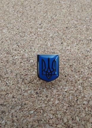 Значок "герб україни" (міні, нікель)7 фото