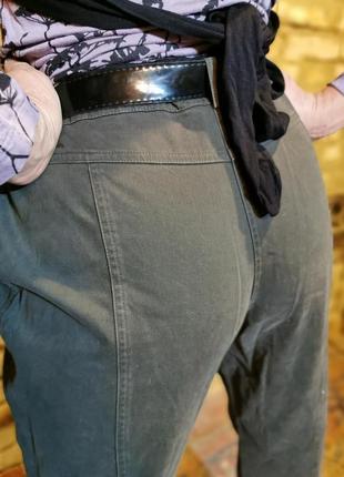 Джинсы штаны per una стрейч высокая талия посадка прямые6 фото