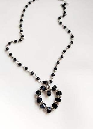 Колье агат обжерельное ожерельясто кулон