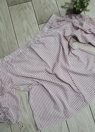 Полосатая блуза f&f 16 -18 размер.4 фото