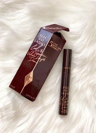 Бестселлер тушь для ресниц charlotte tilbury full fat lashes в оттенке glossy black, 8 мл2 фото