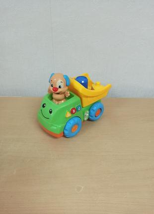 Самосвал с щенком смейся и учись fisher-price laugh &amp; learn puppy ́s dump truck