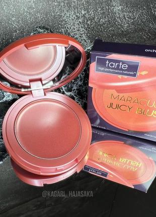 Кремовые румяна tarte maracuja juicy blush1 фото