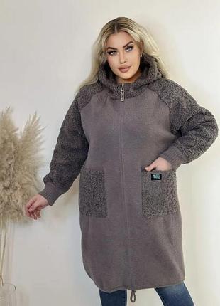 Теплый и красивый кардиган альпака