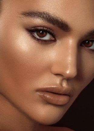 Палетка хайлайтер + бронзер natasha denona alloy cheek duo bronze &amp; glow palette 20 г3 фото