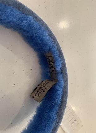 Навушники теплі ugg сині жіночі6 фото